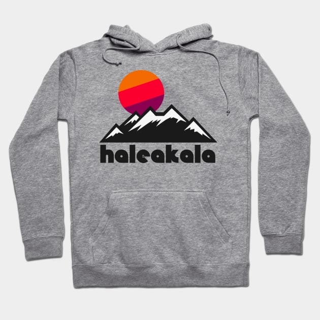 Retro Haleakala ))(( Tourist Souvenir National Park Design Hoodie by darklordpug
